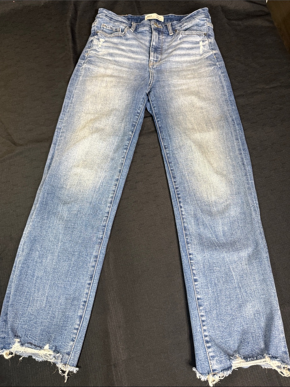 BKE Women's Straight Leg Jeans in Light Blue Wash Parker Size 27